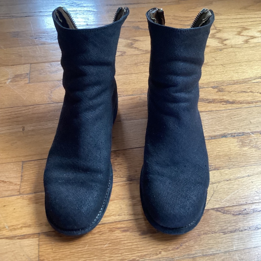 Guidi women’s dark brown backzip boots size 37.5